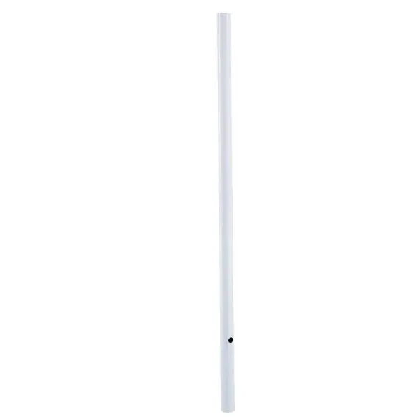 7-Foot Direct Burial Lamp Post in Gloss White