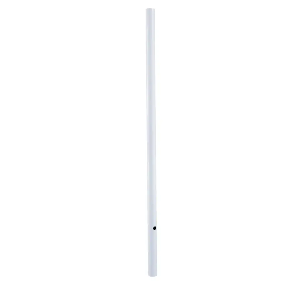 7-Foot Direct Burial Lamp Post in Gloss White