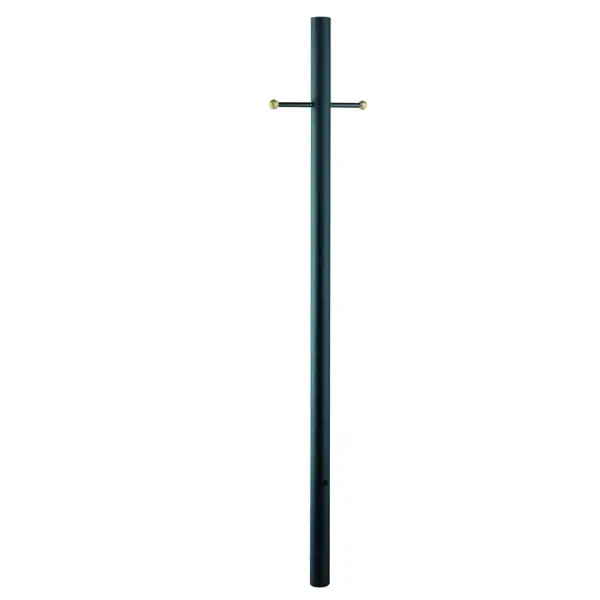 This cast aluminum lamp post offers professional-grade outdoor lighting with a direct burial installation system. The 7-foot height and integrated crossarm provide versatile mounting options for pathway and landscape lighting.