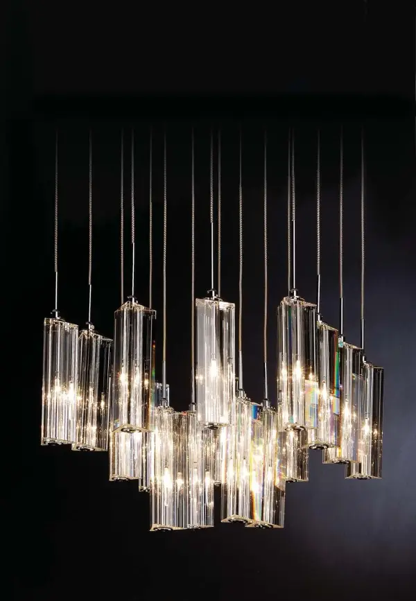 Icarus 16-Light Chandelier in Polished Chrome - Image 2