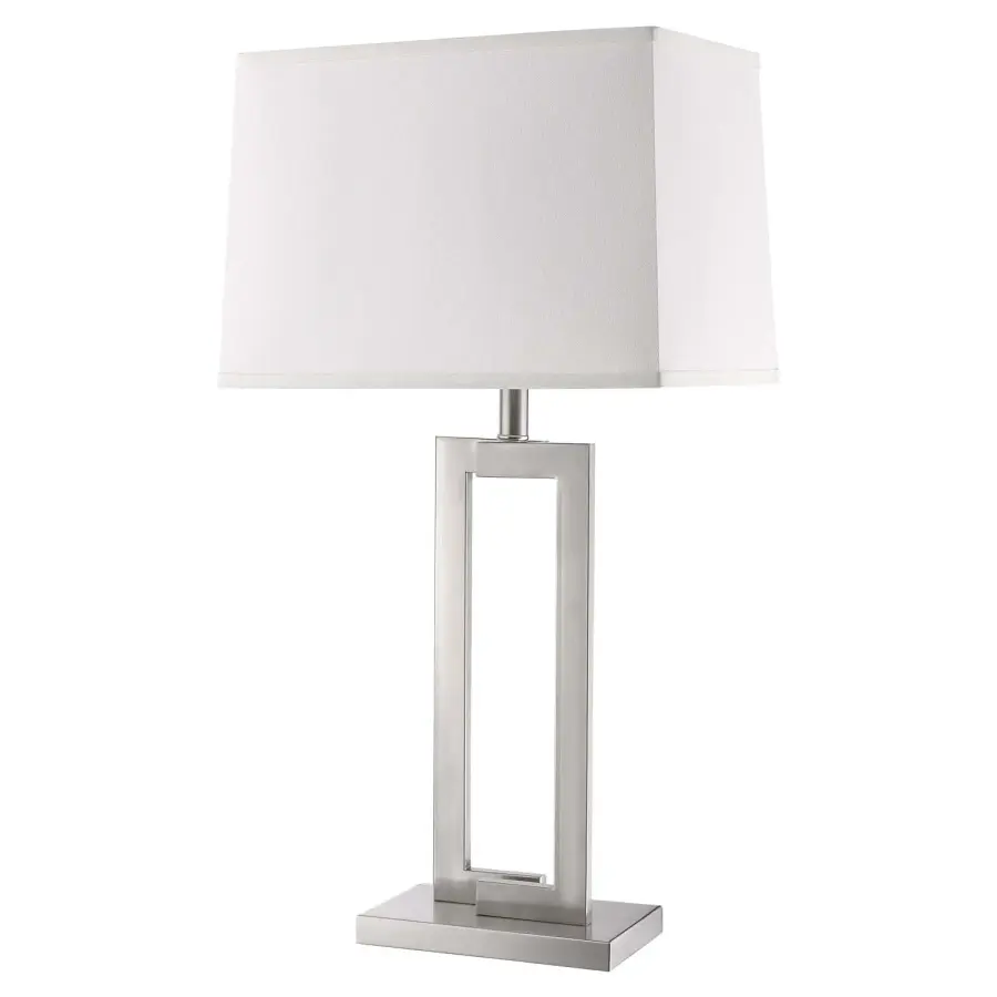 Riley 1-Light Table Lamp in Brushed Nickel - Image 1