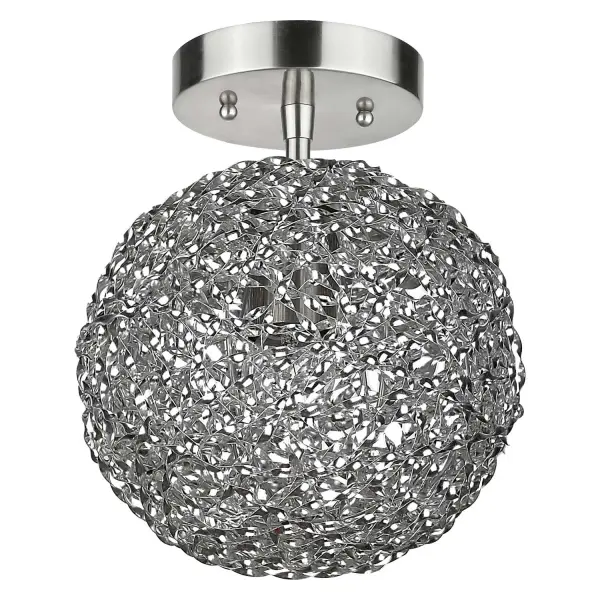 Snow 1-Light Convertible Flush Mount - Image 1