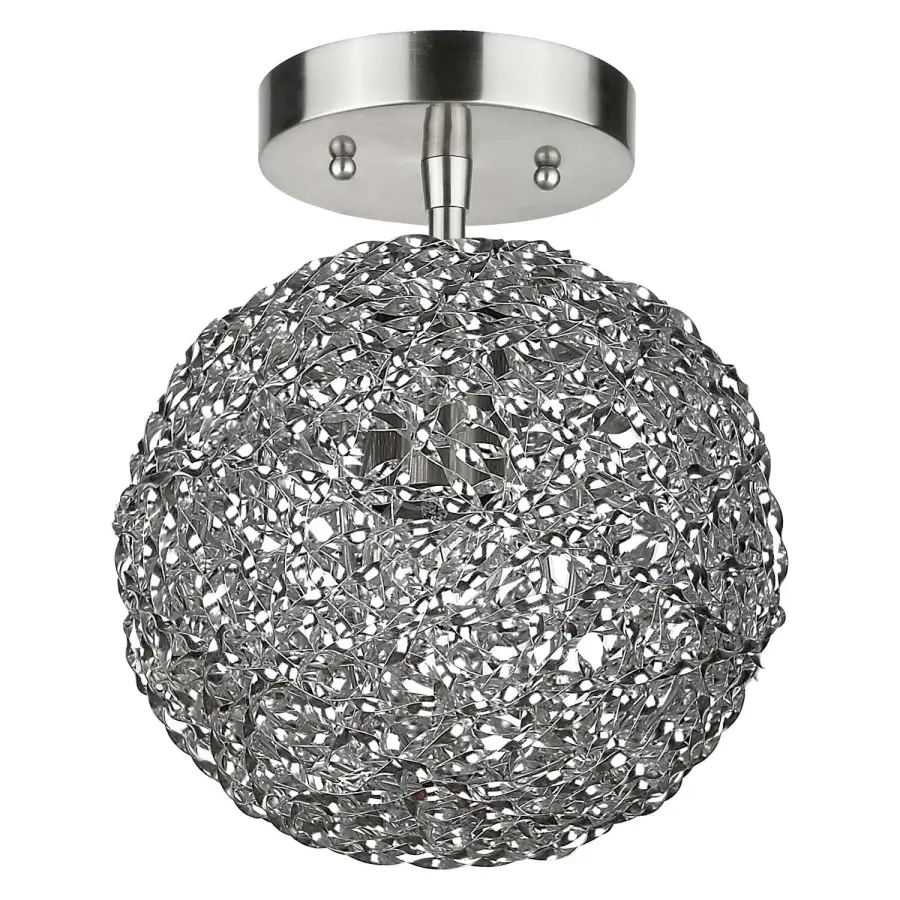 Snow 1-Light Convertible Flush Mount - Image 1