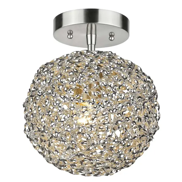 Snow 1-Light Convertible Flush Mount - Image 2