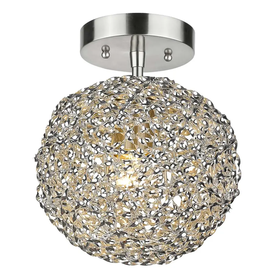 Snow 1-Light Convertible Flush Mount - Image 2