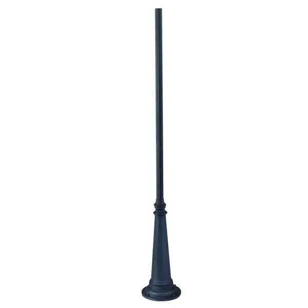 Durable cast aluminum surface mount post designed for outdoor lighting installations. At 10 feet tall, this commercial-grade post provides substantial height for pathway, driveway, or landscape lighting applications.
