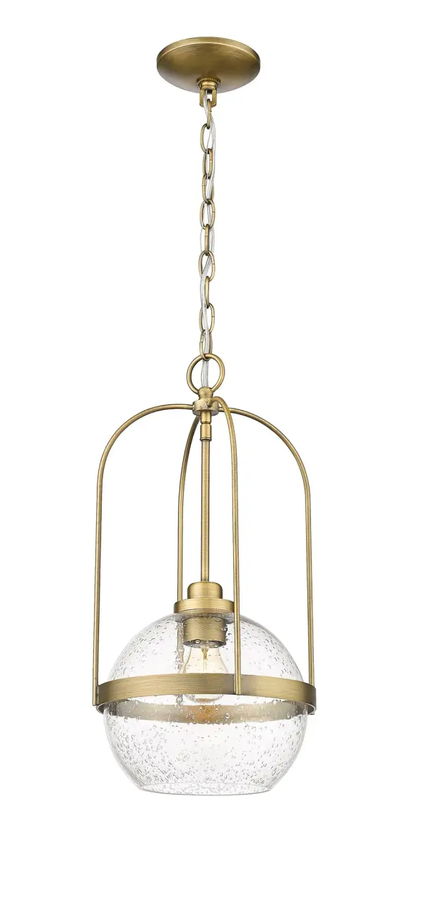 Devonshire 1-Light Pendant in Antique Textured Bronze - Image 2