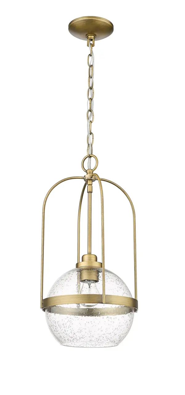 Devonshire 1-Light Pendant in Antique Textured Bronze - Image 3