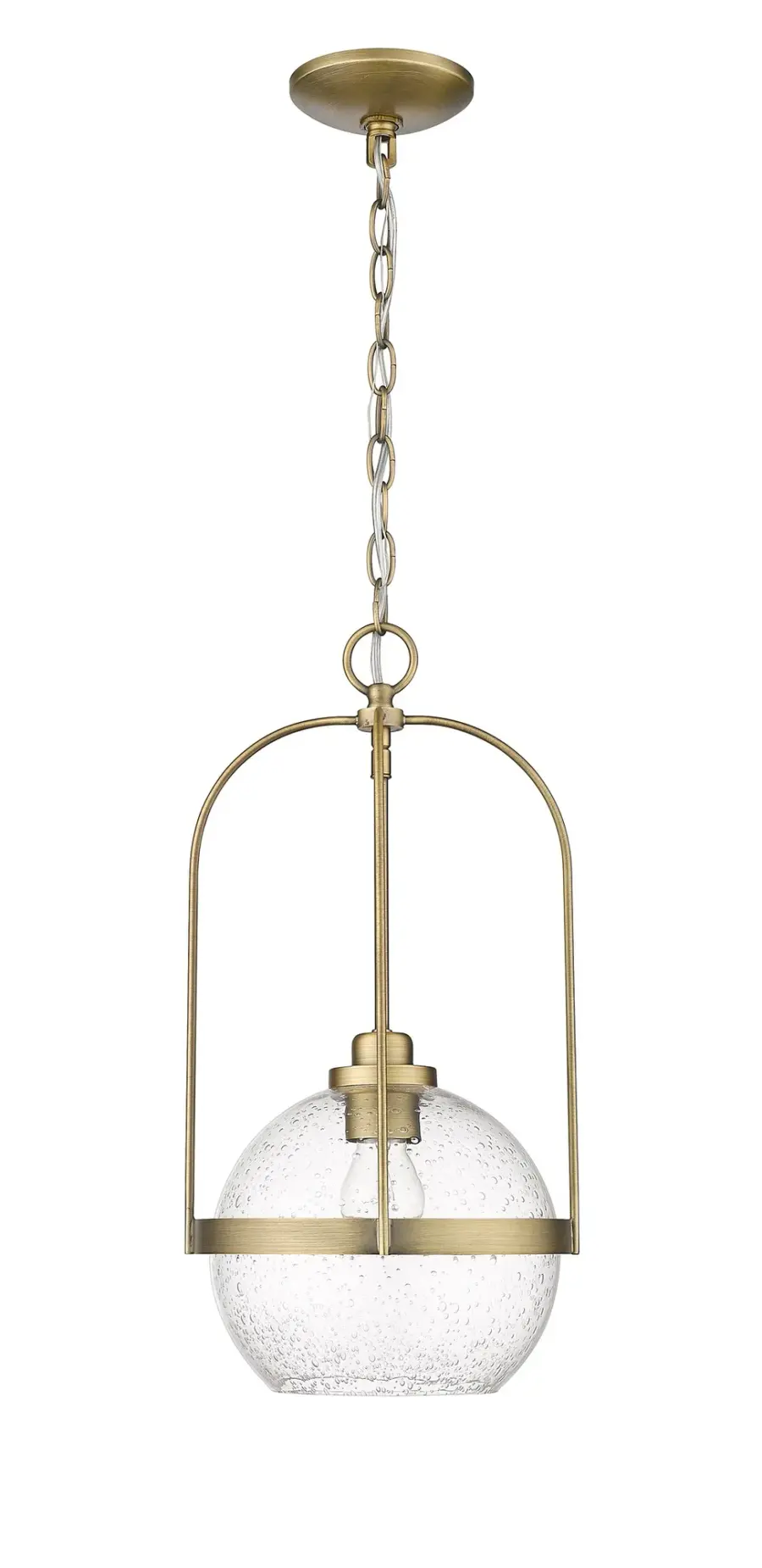 Devonshire 1-Light Pendant in Antique Textured Bronze - Image 4