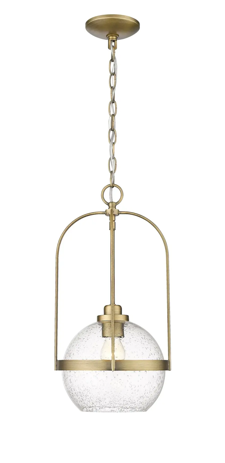 Devonshire 1-Light Pendant in Antique Textured Bronze - Image 5