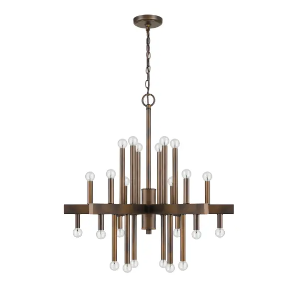 Fallon 24-Light Chandelier in Oil-Rubbed Bronze - Image 1