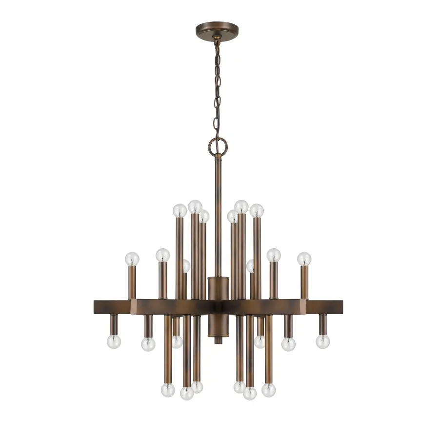 Fallon 24-Light Chandelier in Oil-Rubbed Bronze - Image 1