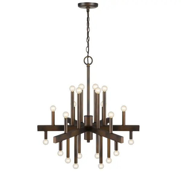 Fallon 24-Light Chandelier in Oil-Rubbed Bronze - Image 2