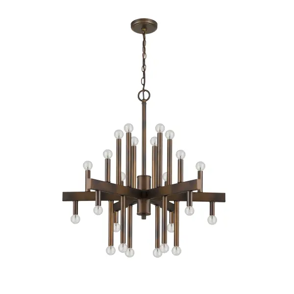 Fallon 24-Light Chandelier in Oil-Rubbed Bronze - Image 3
