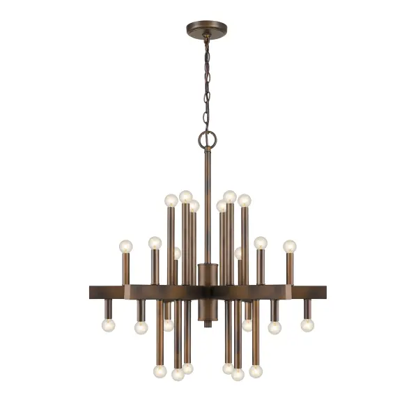 Fallon 24-Light Chandelier in Oil-Rubbed Bronze - Image 4