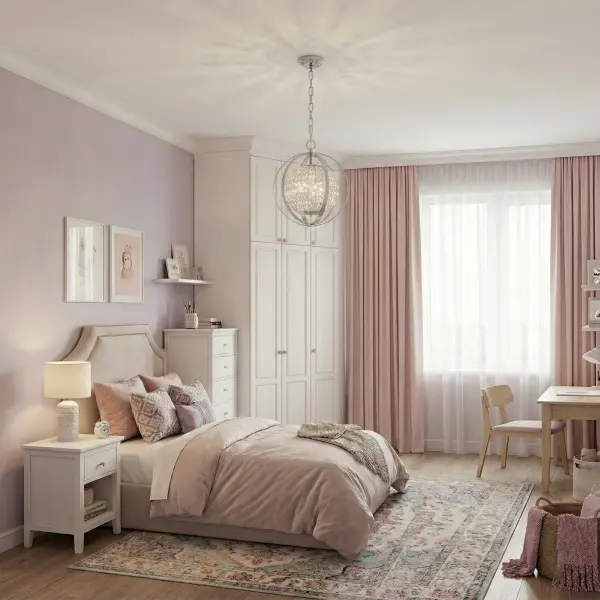 Olivia 1-Light Pendant in Polished Nickel - Image 2