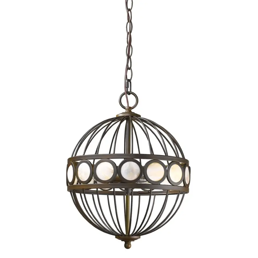 Aria 3-Light Pendant in Oil Rubbed Bronze