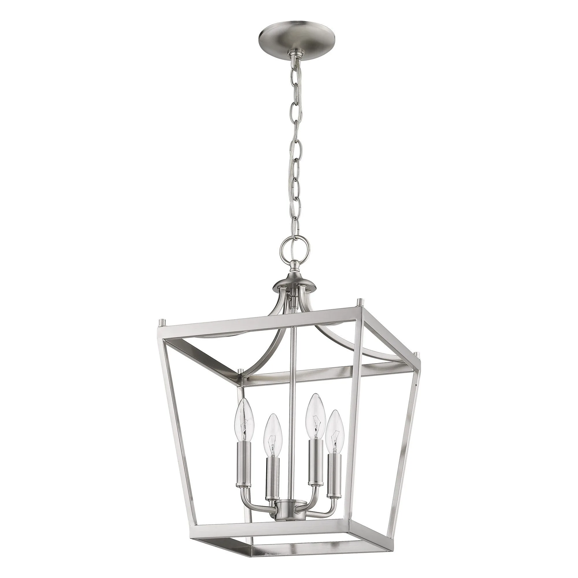 Kennedy 4-Light Chandelier in Satin Nickel