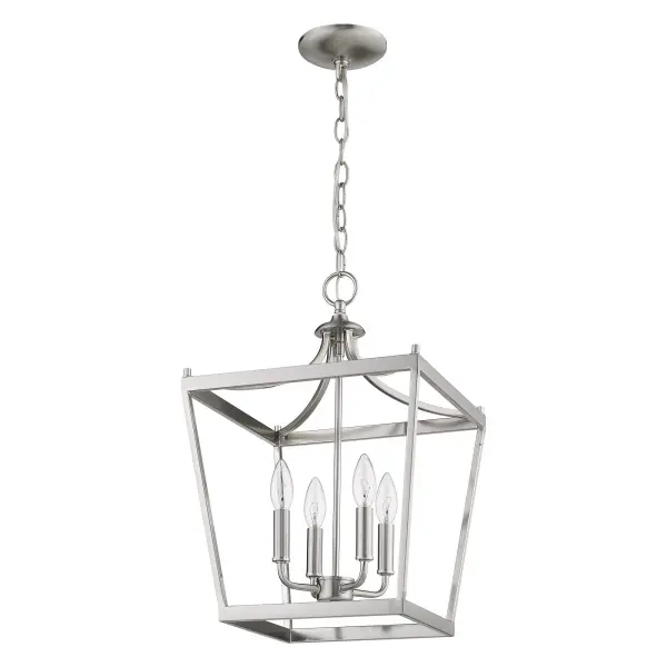 Kennedy 4-Light Chandelier in Satin Nickel - Image 1