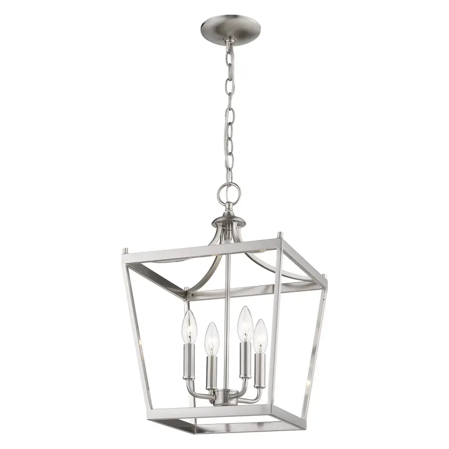 Kennedy 4-Light Chandelier in Satin Nickel - Image 2