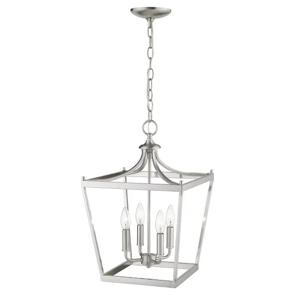 Kennedy 4-Light Chandelier in Satin Nickel - Image 5