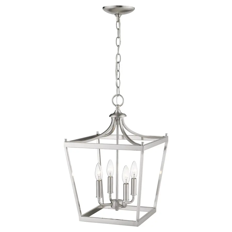 Kennedy 4-Light Chandelier in Satin Nickel - Image 5