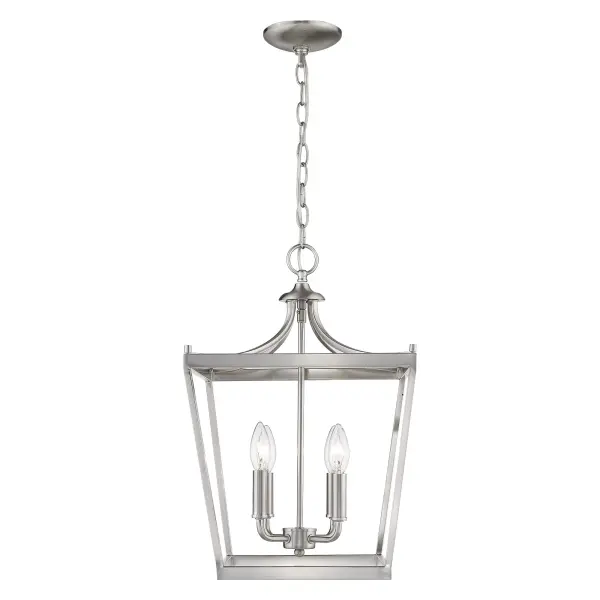 Kennedy 4-Light Chandelier in Satin Nickel - Image 6