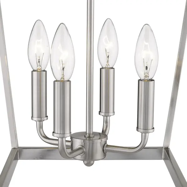 Kennedy 4-Light Chandelier in Satin Nickel - Image 7