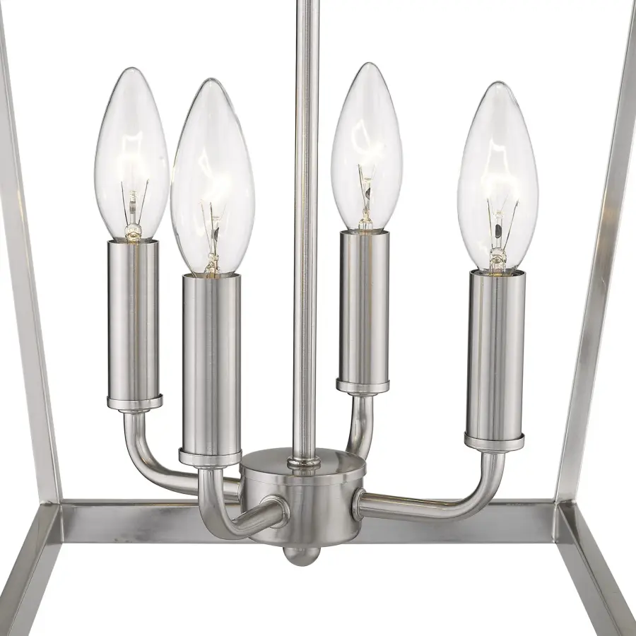 Kennedy 4-Light Chandelier in Satin Nickel - Image 7