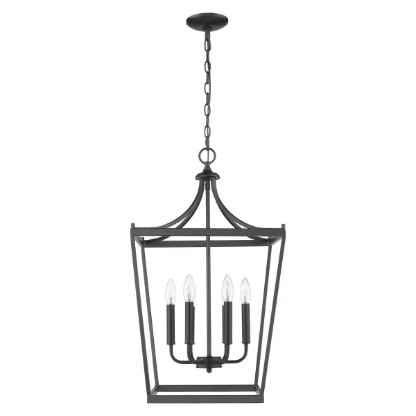 Compact Transitional Chandelier with Industrial Edge - Image 1