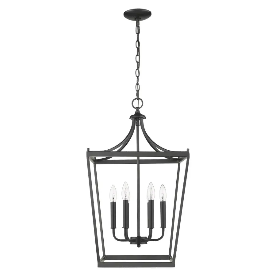 Compact Transitional Chandelier with Industrial Edge - Image 1