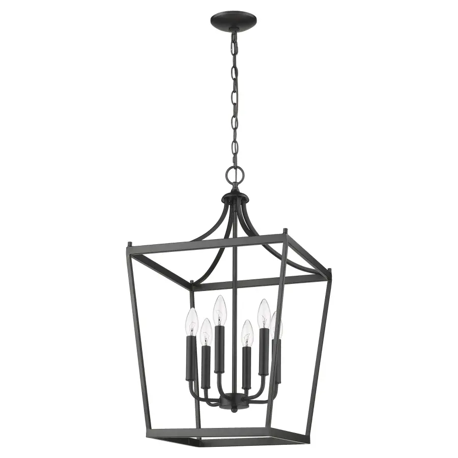 Compact Transitional Chandelier with Industrial Edge - Image 6