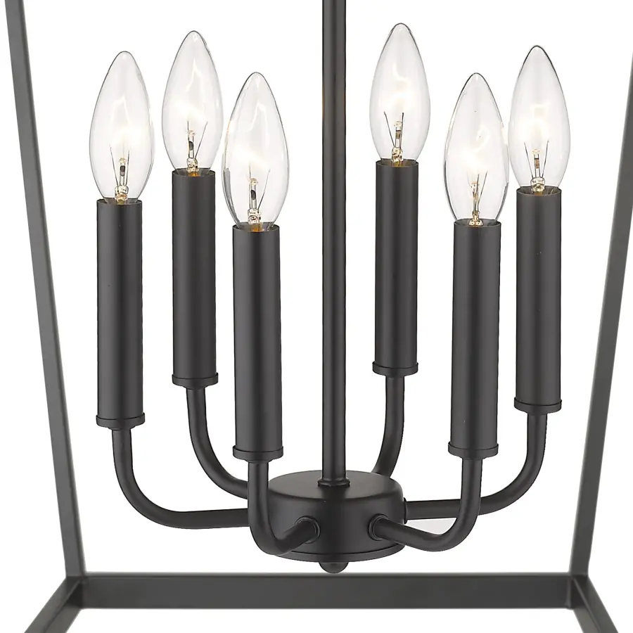Compact Transitional Chandelier with Industrial Edge - Image 8