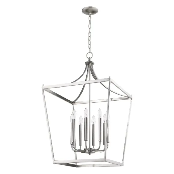 Kennedy 8-Light Chandelier in Satin Nickel - Image 5