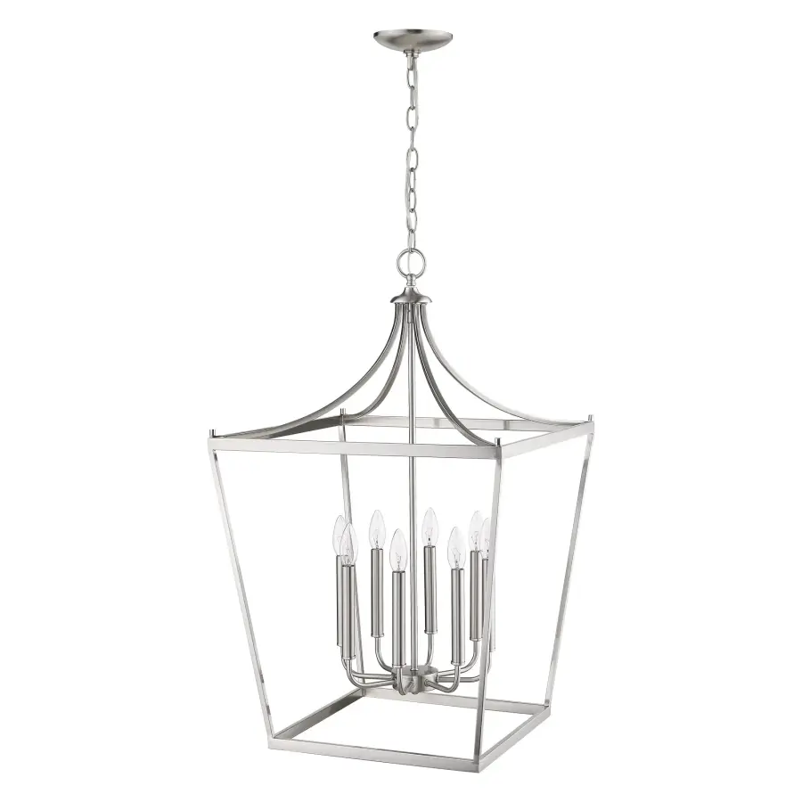 Kennedy 8-Light Chandelier in Satin Nickel - Image 7