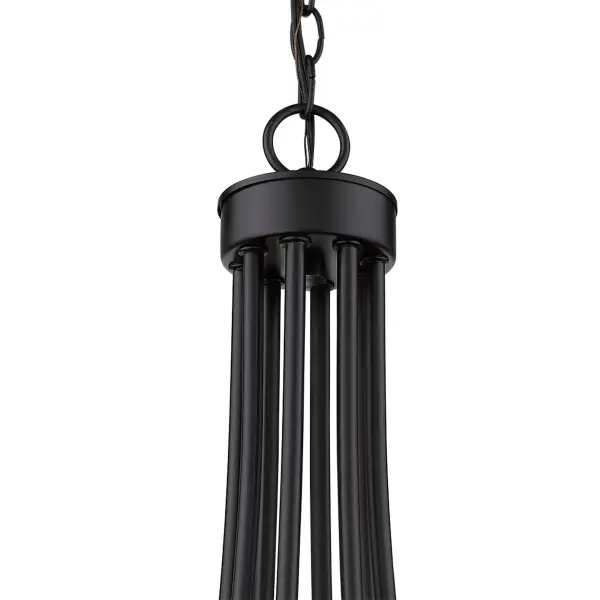 Sawyer 8-Light Chandelier in Matte Black - Image 6