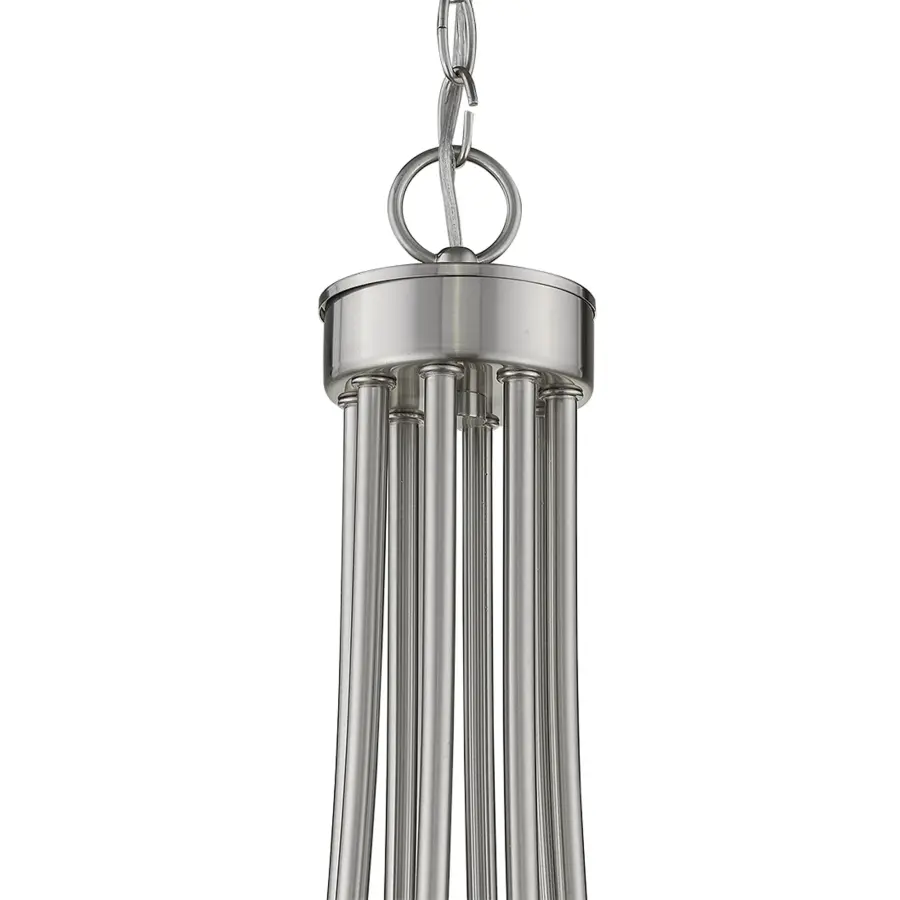 Sawyer 8-Light Chandelier in Satin Nickel - Image 6