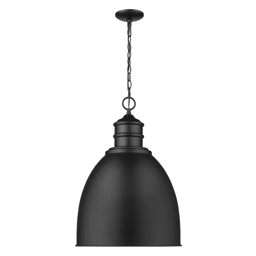 Colby 1-Light Pendant in Matte Black - Image 3