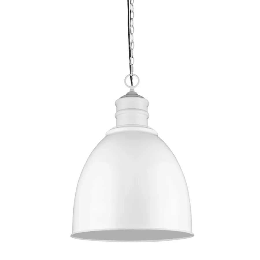 Colby 1-Light Pendant in White