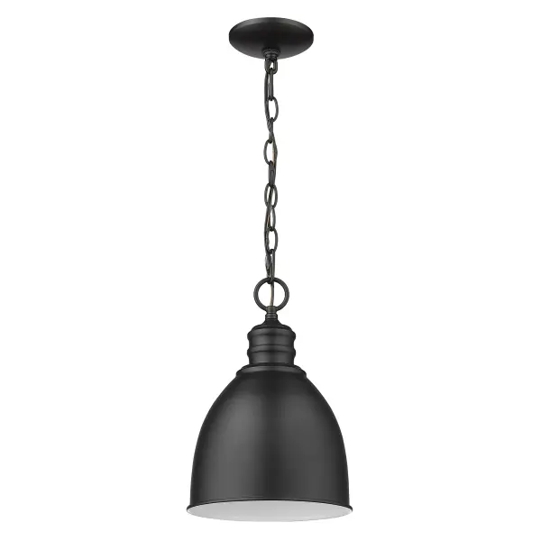 Colby 1-Light Pendant in Matte Black - Image 1