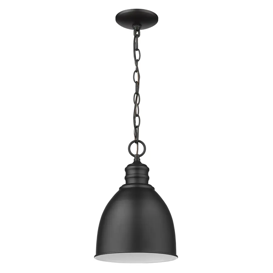 Colby 1-Light Pendant in Matte Black - Image 1