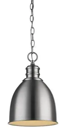 Colby 1-Light Pendant in Satin Nickel - Image 2