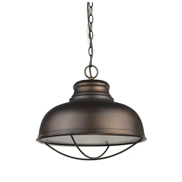 The Ansen pendant combines industrial charm with transitional versatility. Its 16.5-inch width and oil rubbed bronze finish make it perfect for kitchen islands, dining nooks, or entryways seeking character.