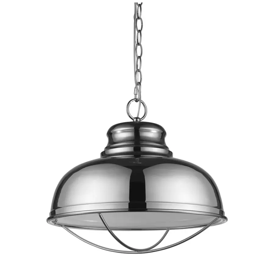 Ansen 1-Light Pendant in Polished Nickel