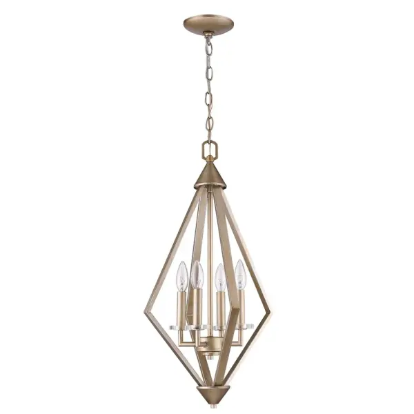 Easton 4-Light Chandelier in Washed Gold