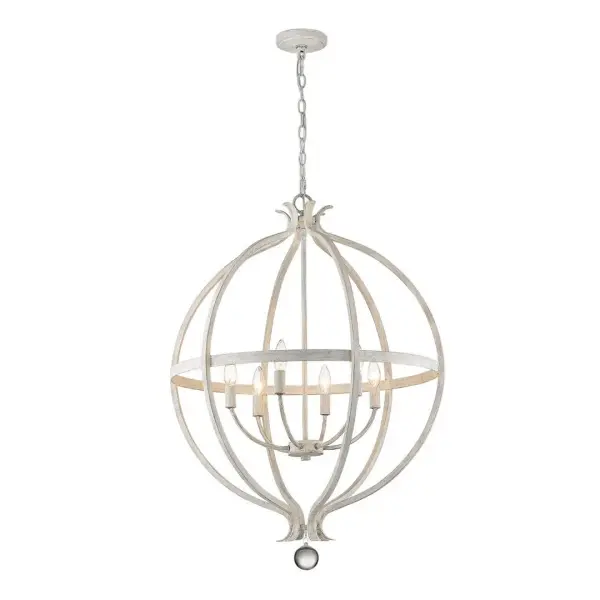 Charming Farmhouse Pendant with Classic Candelabra Style - Image 1