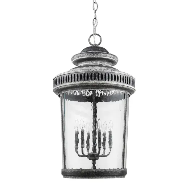 Kingston 6-Light Pendant in Antique Lead