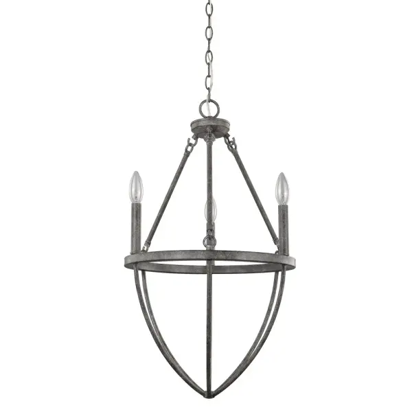 Harlow 3-Light Chandelier in Ash