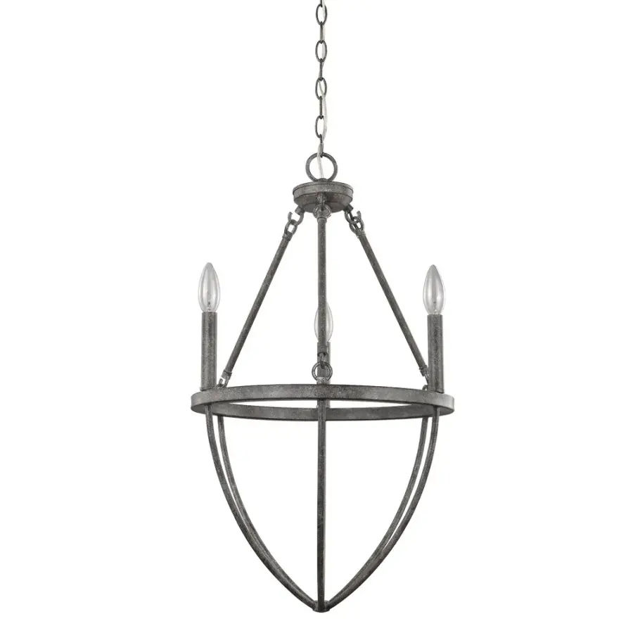 Harlow 3-Light Chandelier in Ash