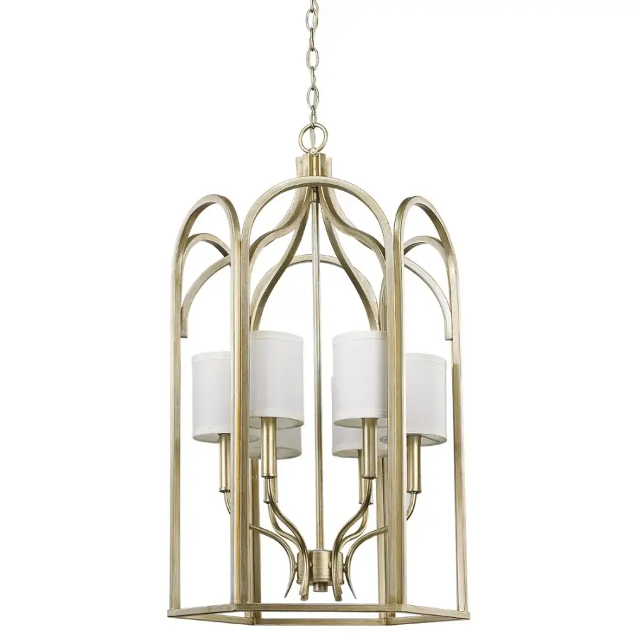 Ellie 6-Light Pendant in Washed Gold